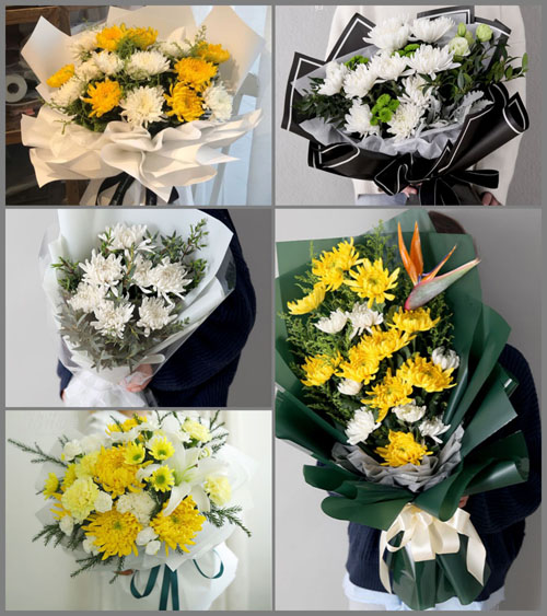 贵州铜仁市沿河县淇滩镇彭华村白事花束代送